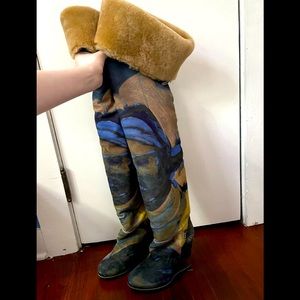 UGG X CLAIRE TABOURET DARK SAPPHIRE BOOTS - WOMEN'S